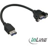 InLine USB-A - 0,2 m Juodas (33445F)