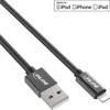 InLine Lightning USB laidas, juodas/aliuminis, 1 m MFi sertifikuotas