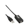 InLine USB 2.0 aktyvus plėtinys, kištukas A prie lizdo A - 5m