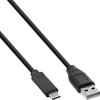 Kabelis USB InLine USB-C - USB-A 5 m Juodas (35735)