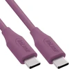 USB laidas InLine USB-C - USB-C 0,5 m Violetinis