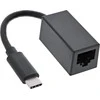 Adapteris USB InLine USB-C - RJ-45 Juodas (33380G)