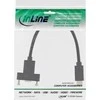 USB kabelis InLine USB-C - HDMI 0,2 m Juodas (33441G)