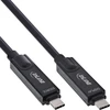 USB kabelis InLine USB-C - USB-C 7,5 m Juodas