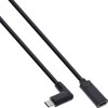 USB kabelis InLine USB-C - USB-C 2 m Juodas (35782)