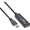 USB kabelis InLine USB- A - 10 m Juoda (35655)