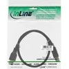 InLine USB 3.0 kabelis, nuo A iki B, juodas - 2m