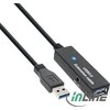 USB kabelis InLine USB- A - 10 m Juoda (35655)