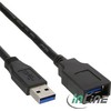 USB kabelis InLine USB-A - USB-B 2,5 m Juodas (35625)