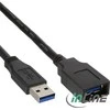 USB kabelis InLine USB-A - USB-B 2,5 m Juodas (35625)