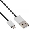 USB kabelis InLine USB-A - mikroUSB 5 m Juodieji (31750I)