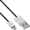USB kabelis InLine USB-A - mikroUSB 3 m Juodieji (31730I)