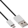 USB kabelis InLine USB-A - mikroUSB 5 m Juodieji (31750I)