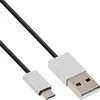 USB kabelis InLine USB-A - mikroUSB 5 m Juodieji (31750I)