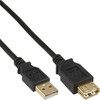 InLine USB 2.0 plėtinys, paauksuoti kontaktai - 5m