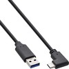 USB kabelis InLine USB-A - USB-C 2 m Juodas (35712W)
