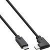 Kabelis USB InLine USB-C - USB-C 0.3 m Juodas (35707W)