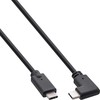 USB kabelis InLine USB-C - USB-C 1 m Juodas (35701W)