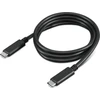 Kabelis USB InLine USB-C - USB-C 1.5 m Juodas (U-34-01.5D)