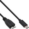 USB kabelis InLine USB-C - mikro B 1,5 m juodasis (35724)