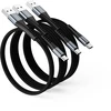 Kabelis USB Intenso USB-A - USB-C 0.5 m + 2x 2 m Juodas (7909030)