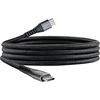 Kabelis USB Intenso USB-C - USB-C 1 m Juodas (7900600)