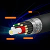 USB kabelis j5create 40Gb/s 240W USB Type-C laidas (JUC29L08-N)