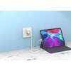 Jellico B1 Izturīgs-Mīksts iPhone un iPad Lightning uz USB Datu un Ātrā Lādētāja Vads 1m Balts