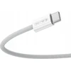 Jellico IP15 Pīta auduma iPhone 15 / 16 USB-C uz USB-C Datu &amp; Ātrās PD 60W uzlādes kabelis 1m Balts