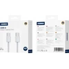 Jellico IP15 Pīta auduma iPhone 15 / 16 USB-C uz USB-C Datu &amp; Ātrās PD 60W uzlādes kabelis 1m Balts