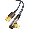 Kampinis kabelis prie USB-A / Lightning / 1.2 m Joyroom S-UL012A6 (juodas)