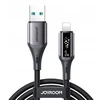 Joyroom S-A60 StarTalk 3A USB-A - Lightning kabelis 1.2m - juodas