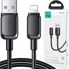 „Joyroom Multi-Color Series A14 Lightning“ / USB-A 2.4A 1.2 m laidas - Juodas