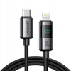 Joyroom S-A16 Pro Prism Series 30W USB-C – Lightning kabelis su Ekranas 1.2m – juodos spalvos
