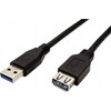 Lama Plus USB ilgintuvas (3.0), USB A M - USB A F, 1.8m, juoda