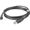 LANBERG CA-USBM-10CC-0010-BK cable USB 2.0 micro AM-MBM5P 1m juodas