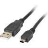 LANBERG CA-USBK-10CC-0003-BK Lanberg kabelis USB 2.0 mini AM-BM5P 30cm juodas