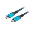 Lanberg | USB-C M/M 4.0 LAIDAS 240W 8K 60Hz | CA-CMCM-44CU-0005-BK