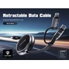 Kabelis USB Lenyes USB-A + USB-C - USB-C + Lightning 0.95 m Juodai-pilka