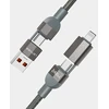 USB kabelis Lenyes USB-A + USB-C - USB-C + Lightning 1 m Pilkas