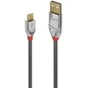 USB Kabelis - LINDY Cromo Line USB 2.0 Type A į Micro-B Laidas, M/M, 480Mbps, 2 m, Pilkas