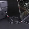 USB Laidas - LINDY Anthra Line USB 3.2 Type C į B Laidas, M/M, 5Gbp, 0.5 m, Juodas