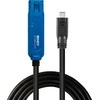 USB Prailginimo Laidas - LINDY USB 3.2 C/A Prailginimo Laidas 5Gbps 8m, Juodas