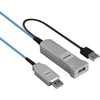 USB Kabelis - LINDY Šviesolaidinis USB 3.0 Laidas, 5Gbps, 30 m, Mėlynas