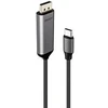 Kabelis USB Lindy USB-C - DisplayPort 1 m Pilka (43503)