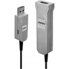 Kabelis USB Lindy USB-A - USB-A 0.5 m Pilka (42701)