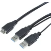 LogiLink micro USB-B 0.6m juoda