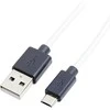 LogiLink micro USB 1.8m balta ir/juoda