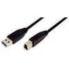 Kabelis USB LogiLink USB-A - USB-B 2 m Juodas (CU0024)