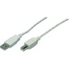 Kabelis USB LogiLink USB-A - USB-B 3 m Baltas (CU0008)